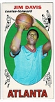 1969 Topps Basketball #53 Jim Davis - Atlanta Hawks